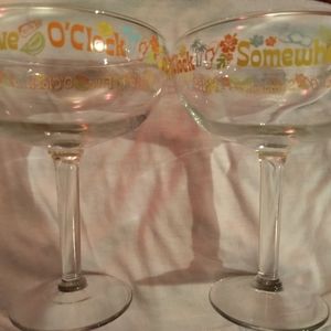 Margaritaville glasses
